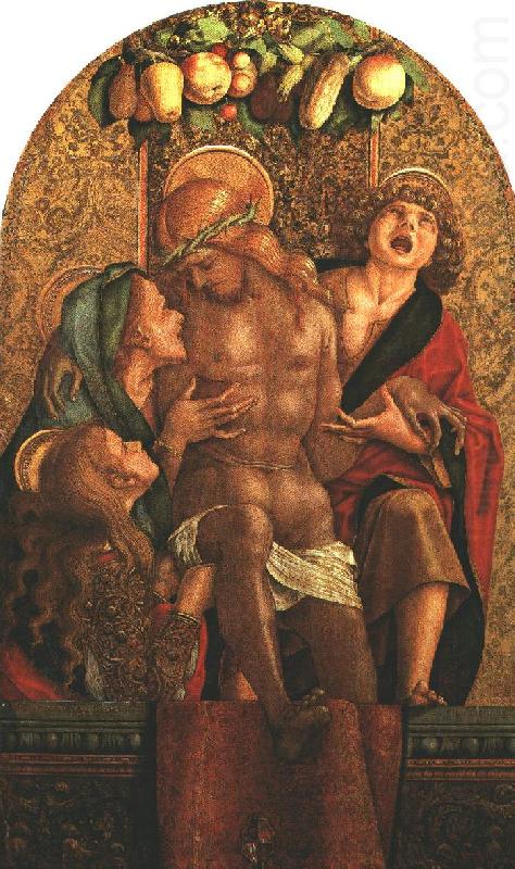 CRIVELLI, Carlo Lamentation over the Dead Christ fdg china oil painting image